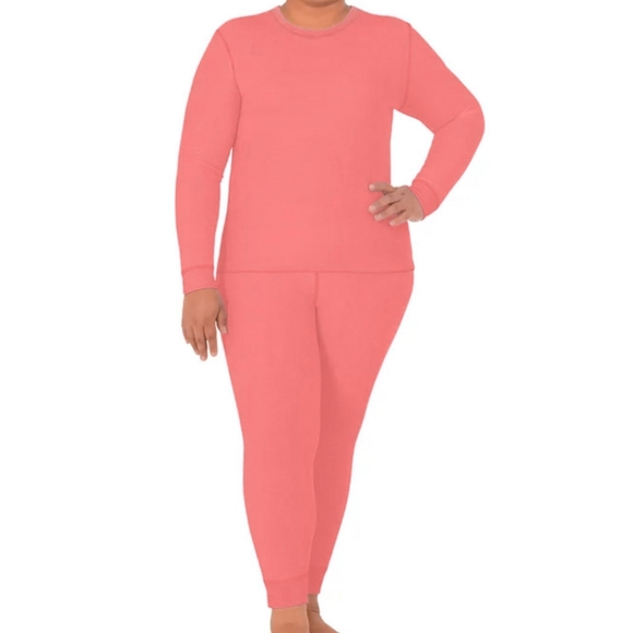 New Chilis Thermal Crewneck Women's Pajama Set - Picture 5 of 5